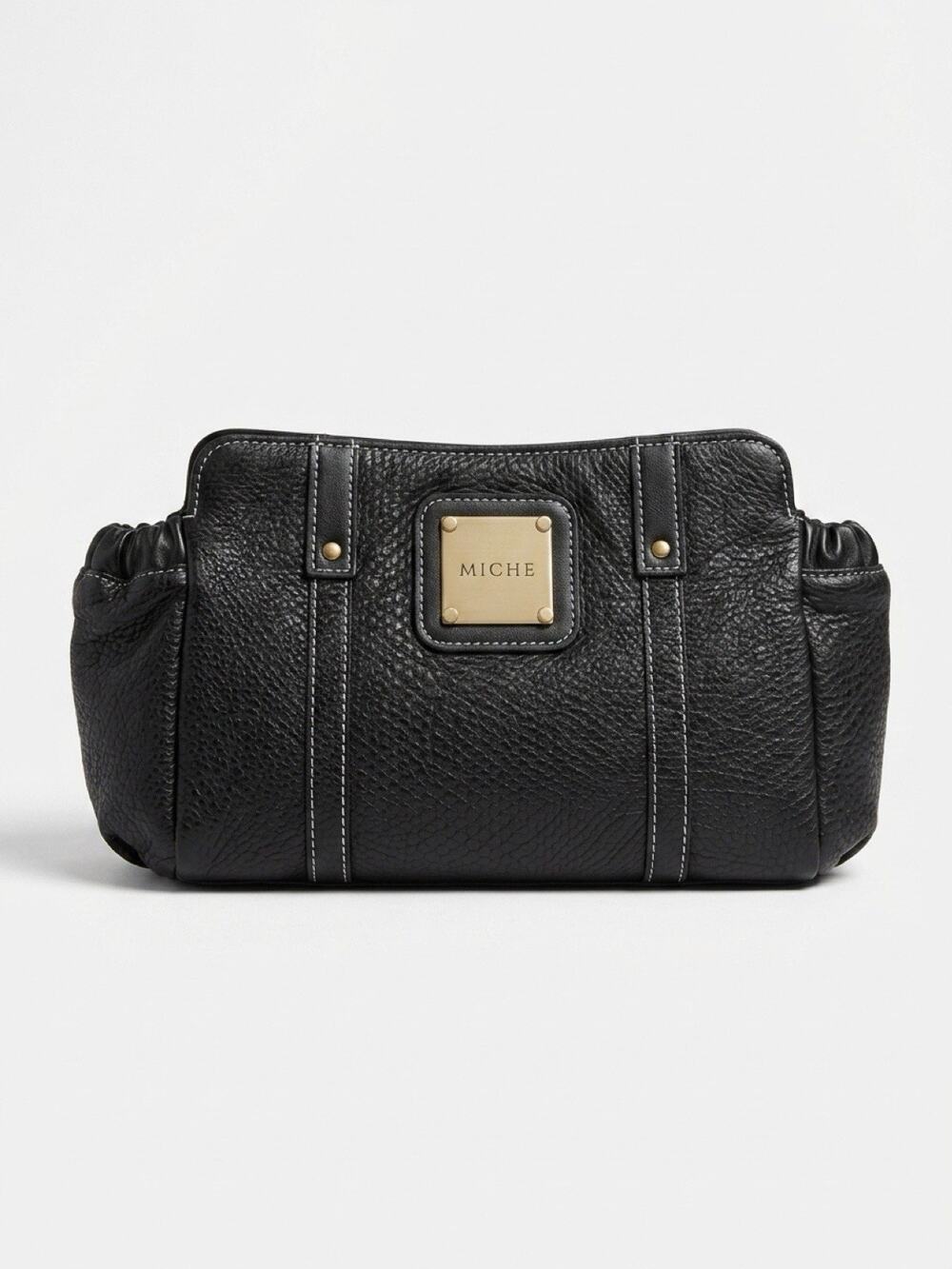 Miche Roxy classic shell Black Faux Leather Magnetic Closure No Handles/Straps